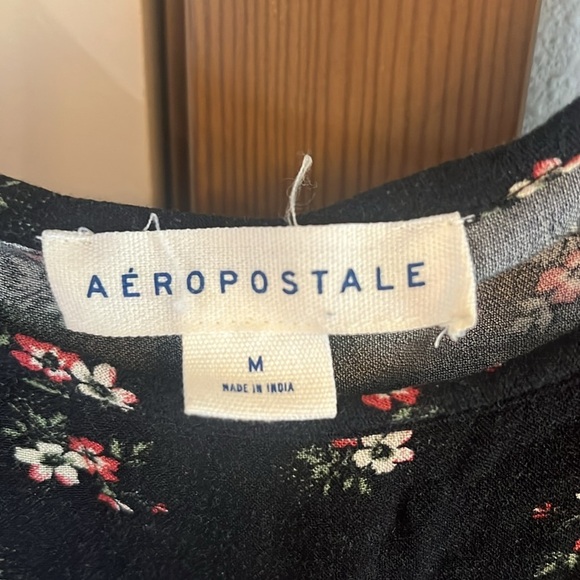 Aeropostale Black Floral Dress - Picture 2 of 5